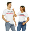 Paranormal Percussion - Stacked Black Red Logo  - Simple Tee - Image 8