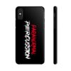 Paranormal Percussion Stacked Red White iPhone Case - Red - Image 36