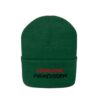 Paranormal Percussion - Stacked Logo Red Black - Knit Beanie - Image 10