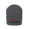 Paranormal Percussion - Stacked Logo Red Black - Knit Beanie