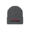 Paranormal Percussion - Stacked Logo Red Black - Knit Beanie - Image 2