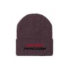 Paranormal Percussion - Stacked Logo Red Black - Knit Beanie - Image 21