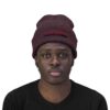Paranormal Percussion - Stacked Logo Red Black - Knit Beanie - Image 23