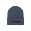 Paranormal Percussion - Stacked Logo Red Black - Knit Beanie - Image 13