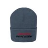 Paranormal Percussion - Stacked Logo Red Black - Knit Beanie - Image 14