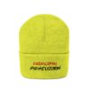 Paranormal Percussion - Stacked Logo Red Black - Knit Beanie - Image 6