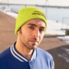 Paranormal Percussion - Stacked Logo Red Black - Knit Beanie - Image 8