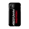 Paranormal Percussion Stacked Red White iPhone Case - Red - Image 19