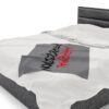 Paranormal Percussion Stacked Red Black with Grey - Velveteen Plush Blanket - Image 23