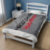 Paranormal Percussion Stacked Red Black with Grey - Velveteen Plush Blanket - Image 11