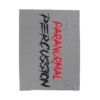 Paranormal Percussion Stacked Red Black with Grey - Velveteen Plush Blanket - Image 2