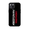 Paranormal Percussion Stacked Red White iPhone Case - Red - Image 51