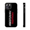 Paranormal Percussion Stacked Red White iPhone Case - Red - Image 56