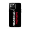 Paranormal Percussion Stacked Red White iPhone Case - Red - Image 69