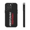 Paranormal Percussion Stacked Red White iPhone Case - Red - Image 4